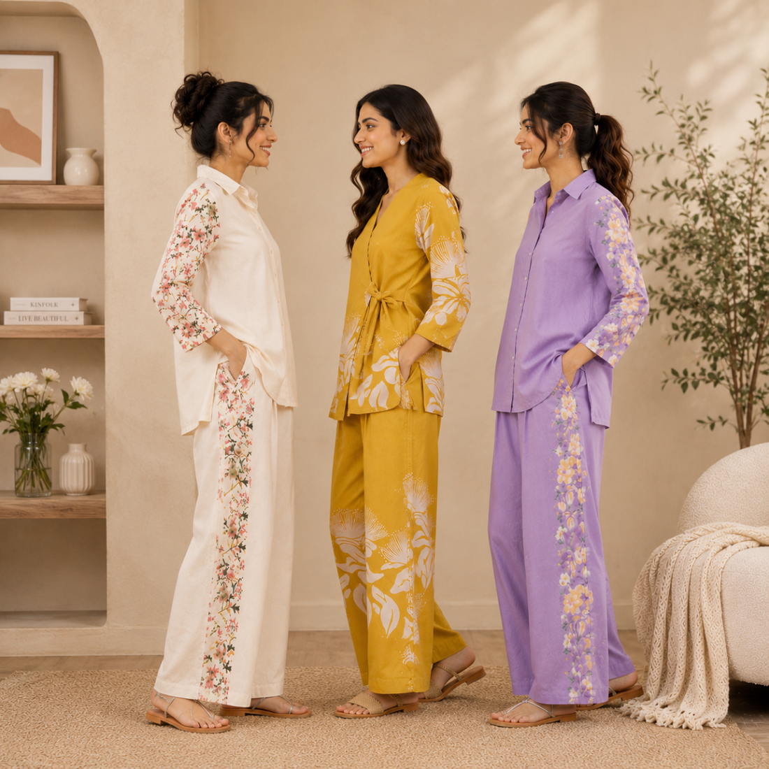 3 Women Co-Ord Sets | Relax Fit | (R-1)