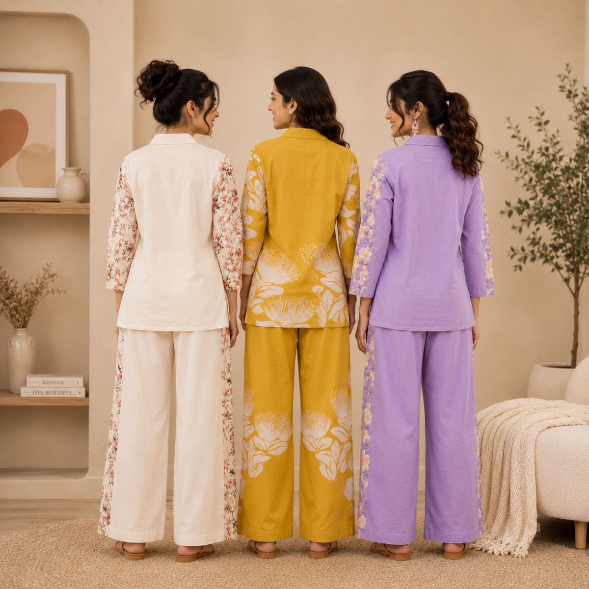 3 Women Co-Ord Sets | Relax Fit | (R-1)
