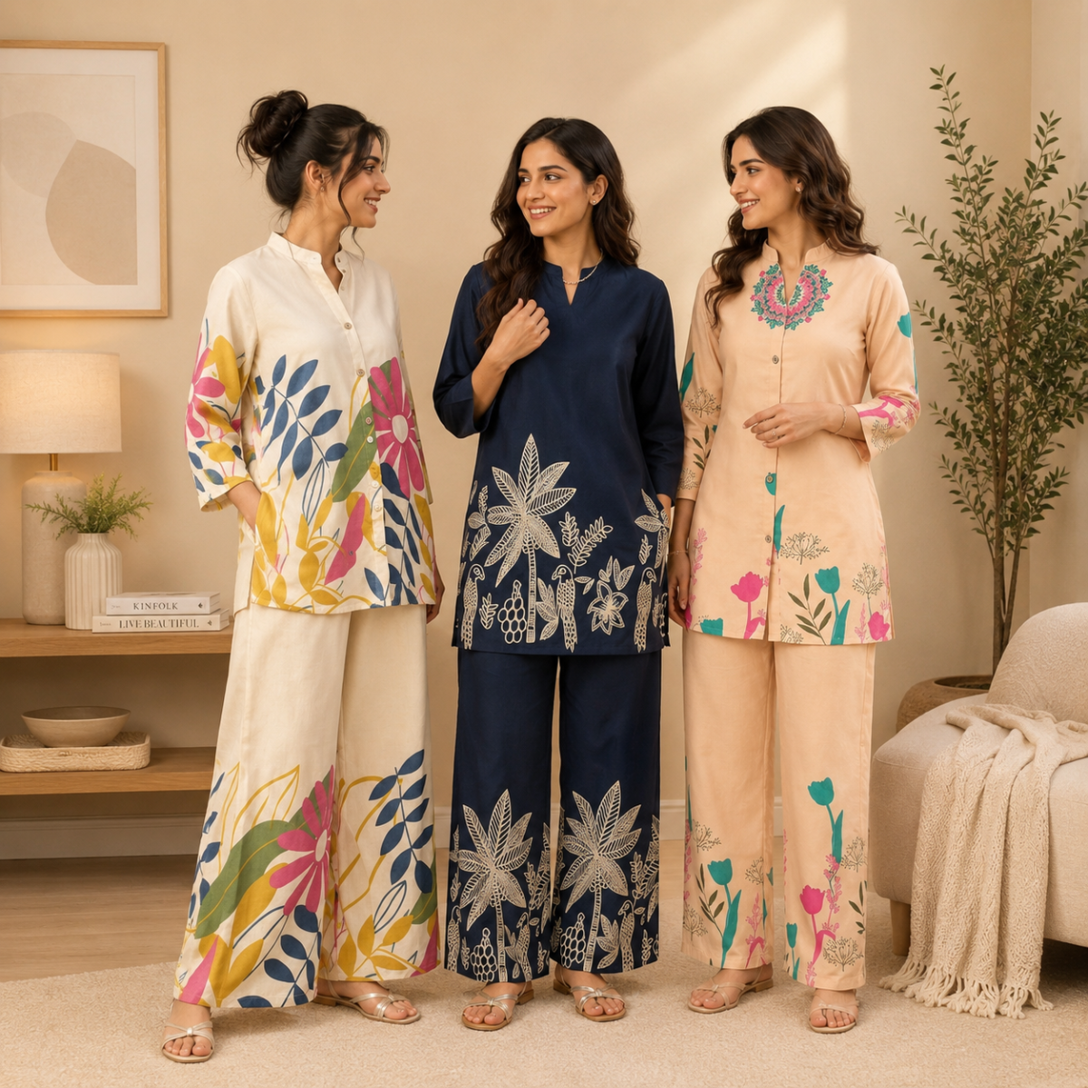 3 Women Co-Ord Sets | Relax Fit | (R-2)