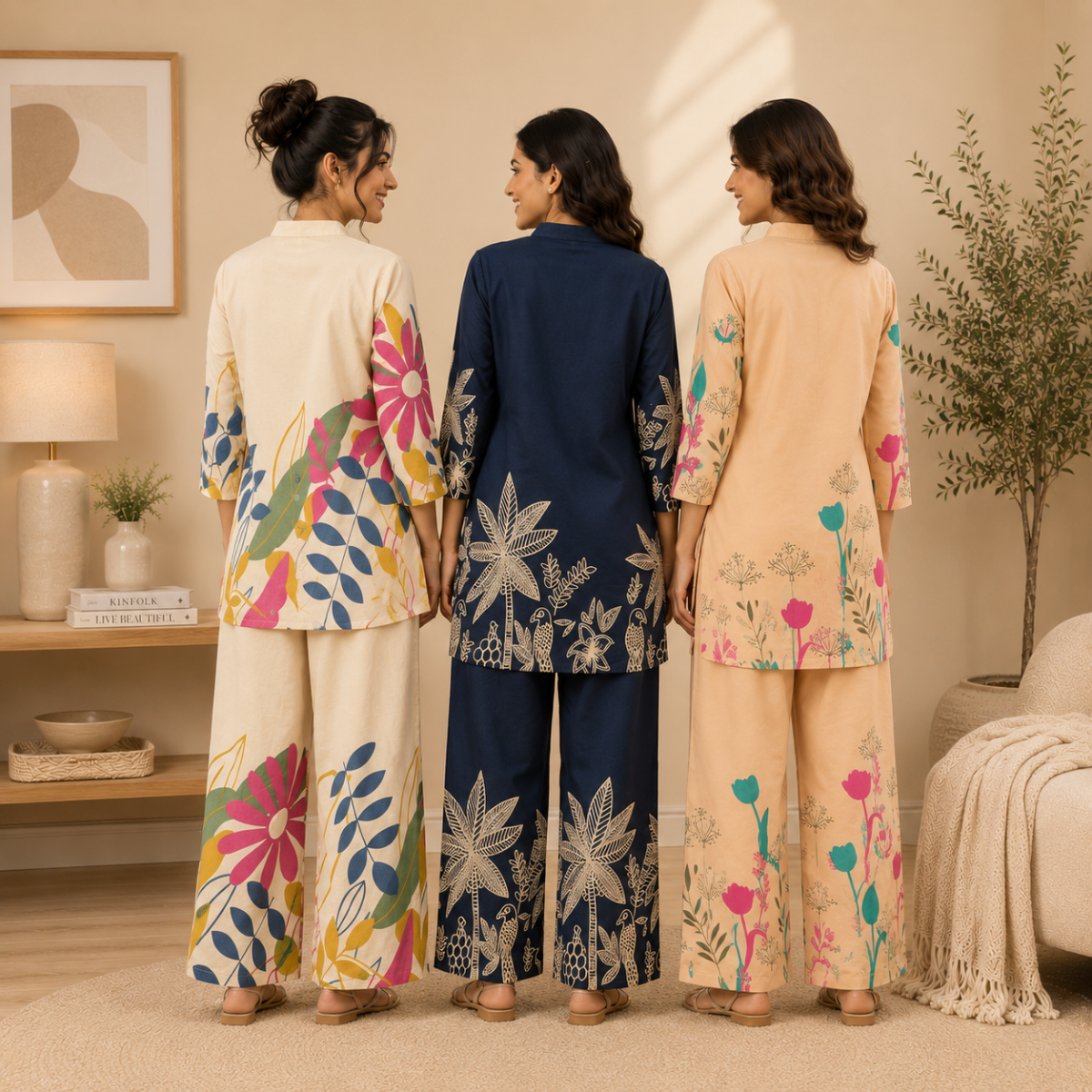 3 Women Co-Ord Sets | Relax Fit | (R-2)