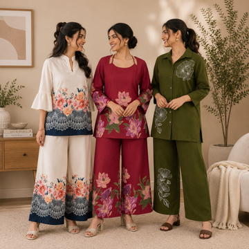 3 Women Co-Ord Sets | Relax Fit | (R-3)