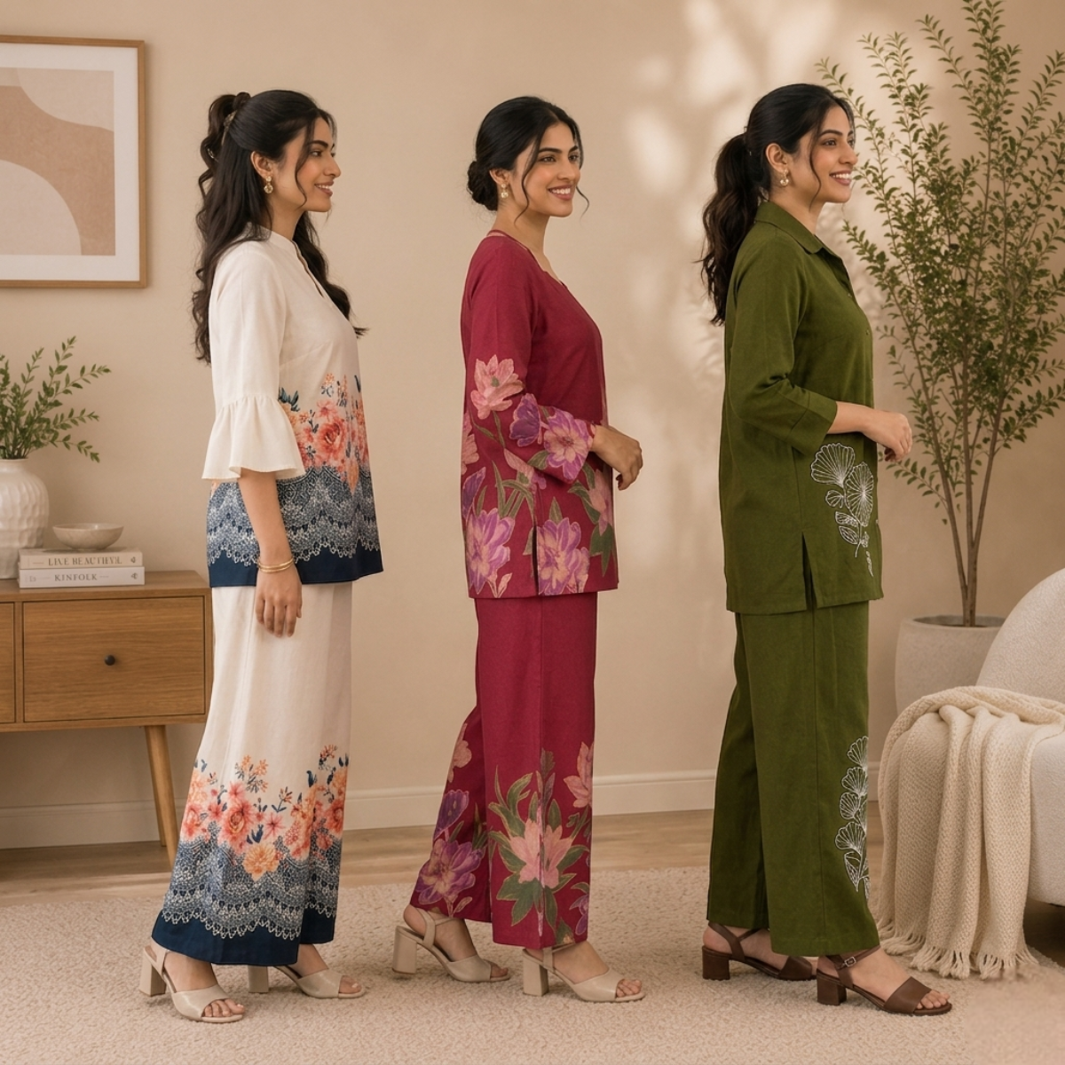 3 Women Co-Ord Sets | Relax Fit | (R-3)