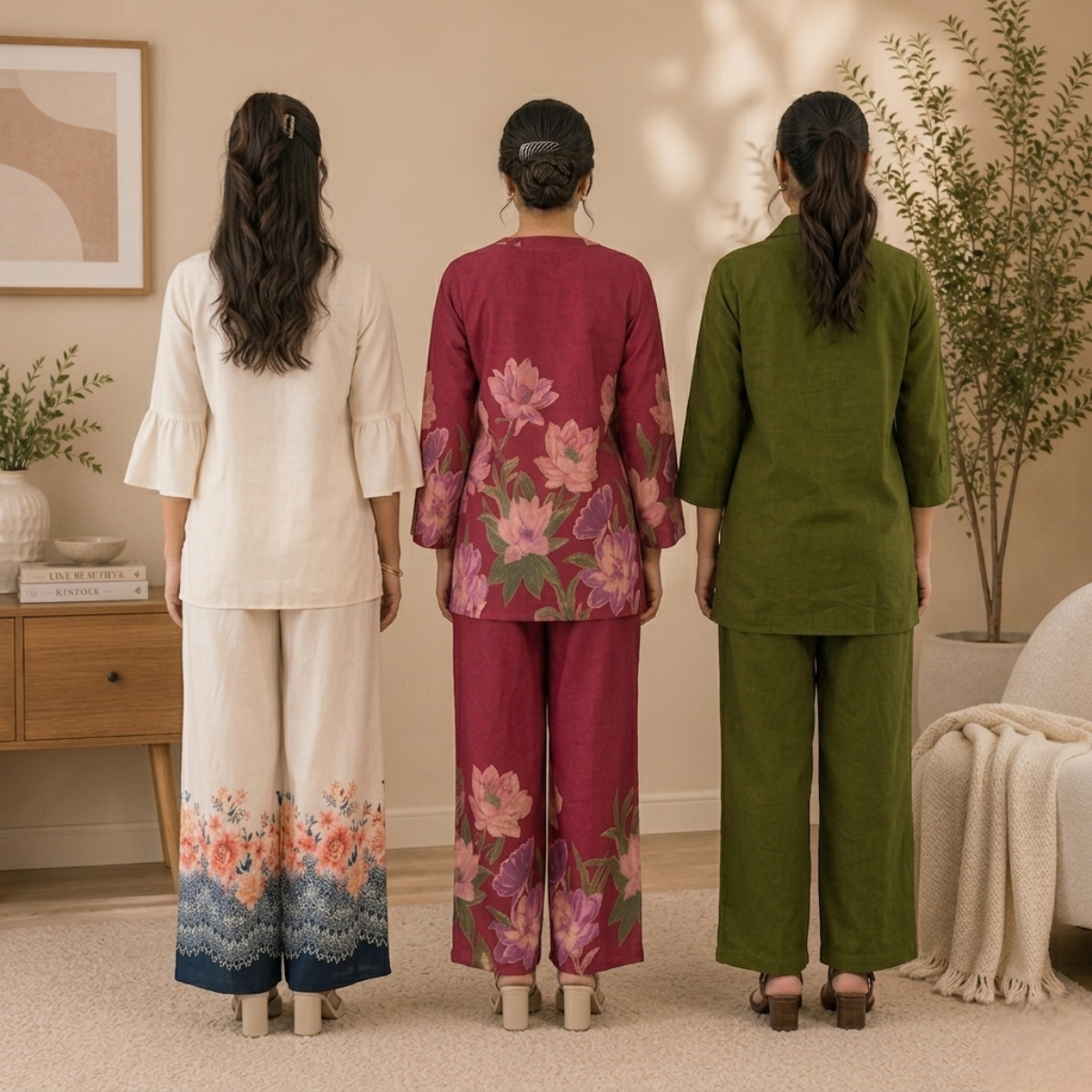 3 Women Co-Ord Sets | Relax Fit | (R-3)