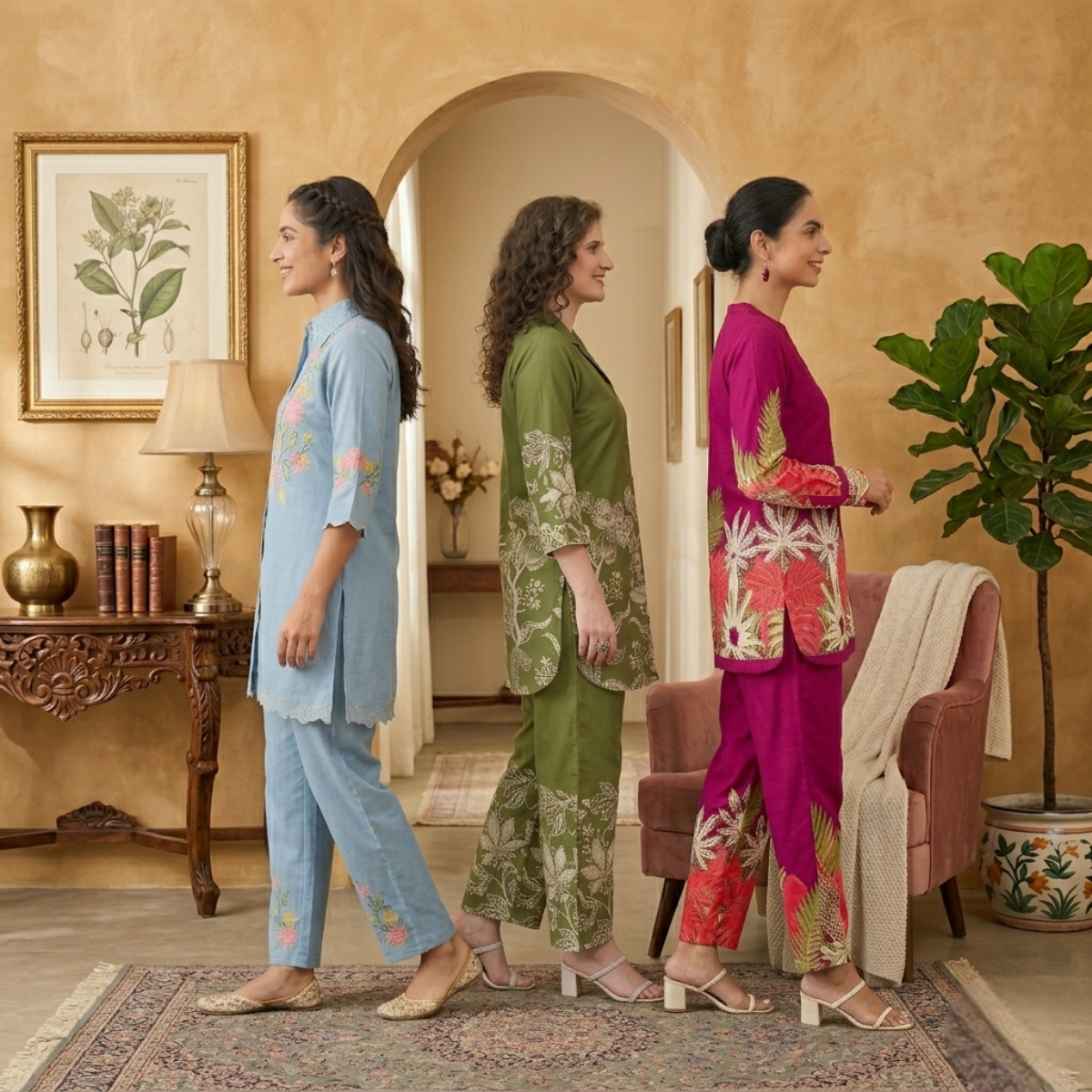 3 Women Co-Ord Sets | Relax Fit | (R-5)