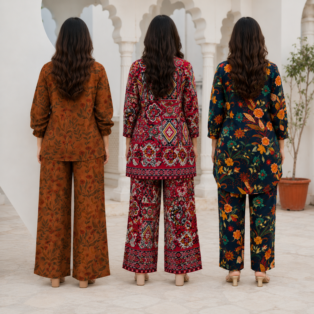 3 Women's Cotton Co-Ord Sets (C-1)