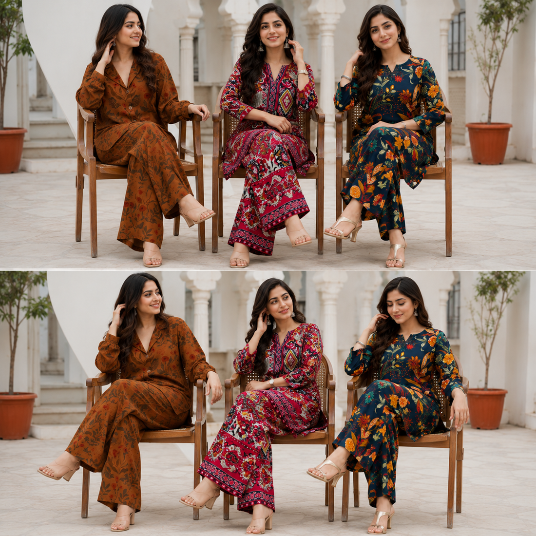 3 Women's Cotton Co-Ord Sets (C-1)