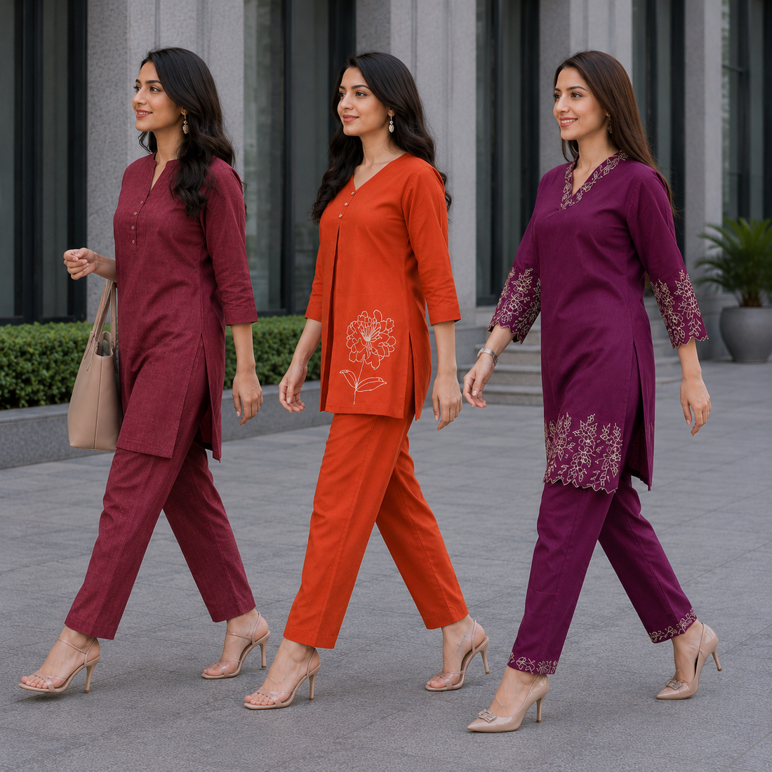 3 Women's Cotton Co-Ord Sets (C-2)