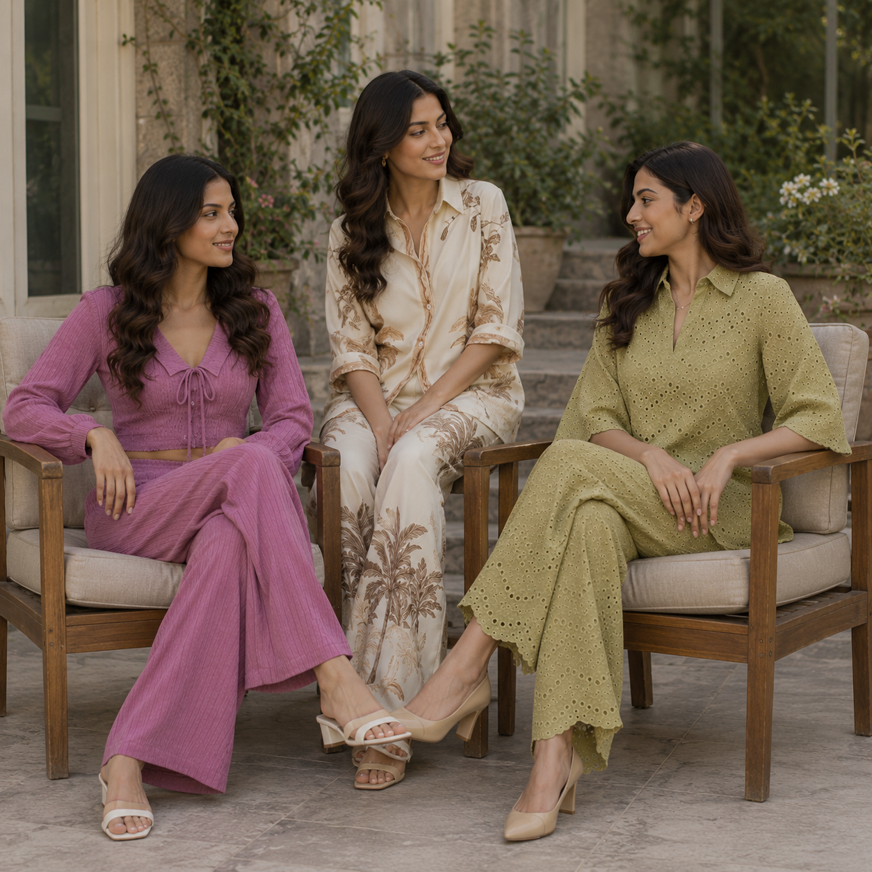 3 Women's Cotton Co-Ord Sets (C-6)