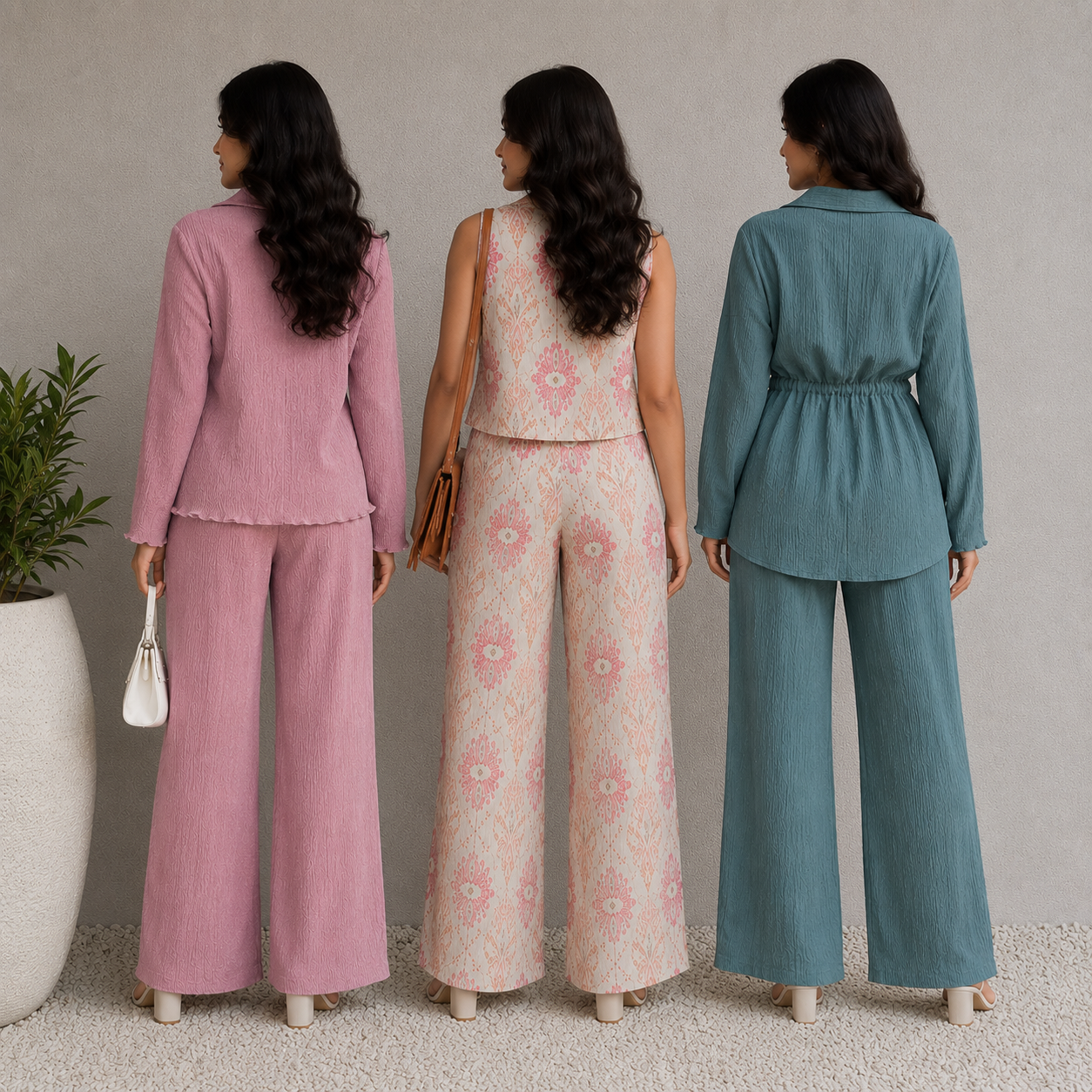 3 Women's Cotton Co-Ord Sets (C-7)