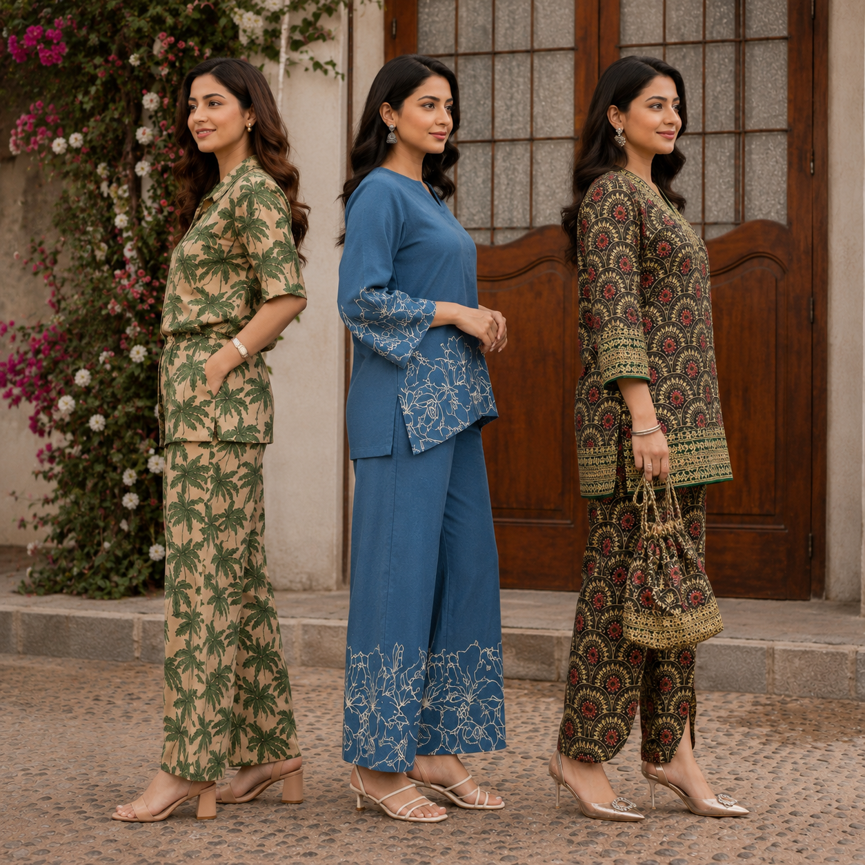 3 Women's Cotton Co-Ord Sets (C-5)