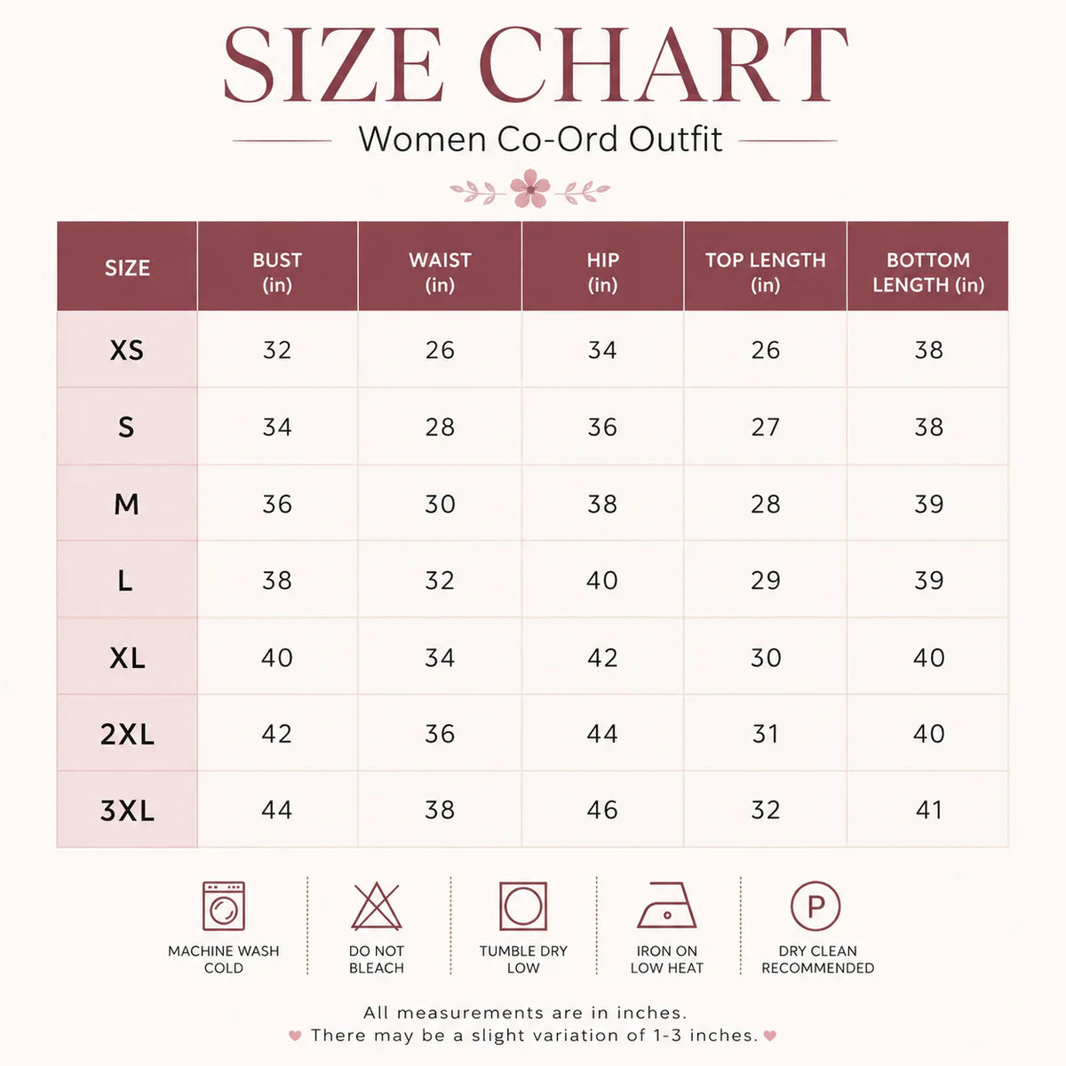 3 Women Co-Ord Sets | Relax Fit | (R-2)